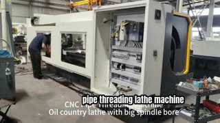 Mesin bubut threading Pipa CNC untuk pipa minyak