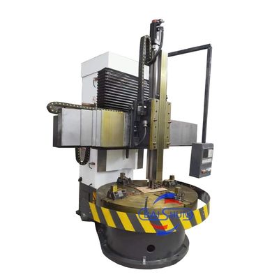 CNC Mesin Lathe Vertikal 1200mm Berputar Panjang 3200kg Kapasitas