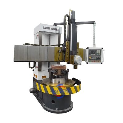 Kecepatan tinggi FANUC Sistem Vertikal Mesin Alat CNC Vertikal mesin bubut