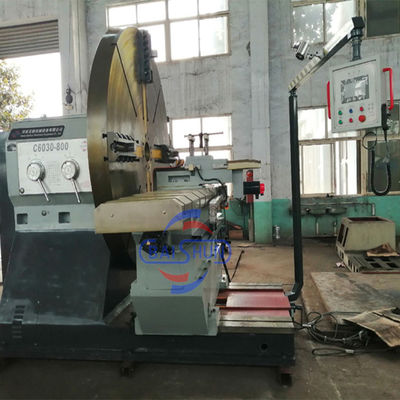 Big Face Plate Lathe Machine Menghadap Mesin Alat Pengolahan Flange