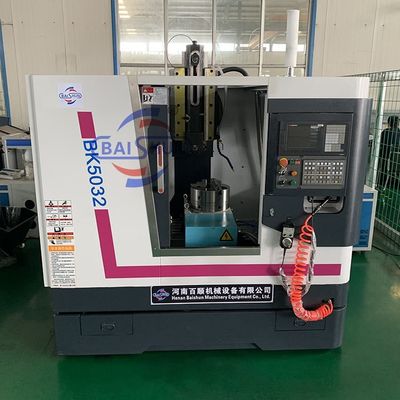 BK5032 Mesin Cnc Metal Slotting Angle Steel Metal Otomatis