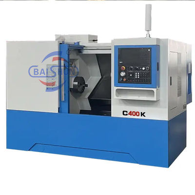 horizontal miring tempat tidur CNC mesin bubut pusat metal turning