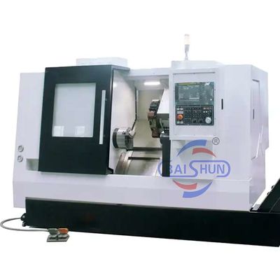 TCK560 Metal Slant Bed CNC Lathe Machine Otomatis Presisi Tinggi
