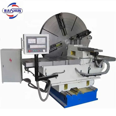 Mesin pemutar lantai Flange Lathe Tornos Ukuran besar