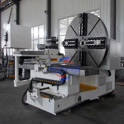 Standard Large Floor Type Lathe Untuk Mesin 2500mm Propeller Shipyard