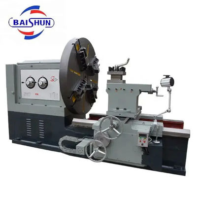 Flange End Menghadapi Lathe Metal Turning Face Mesin Lathe