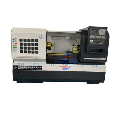 Flat Bed CNC Horizontal Lathe Machine Pengolahan Logam Otomatis