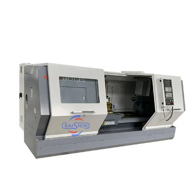 Desktop Otomatis CNC Pusing Flat Bed Cnc mesin bubut