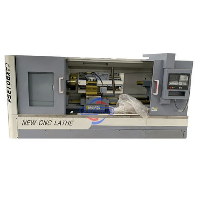 Flat bed horizontal mesin CNC mesin putar memutar