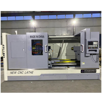 CK61125 Flat Bed Cnc Lathe Horizontal Otomatis Mesin Putar