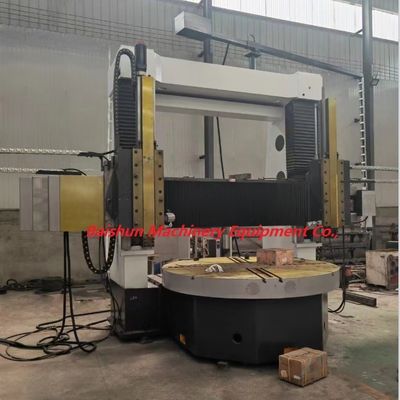 Double Column Vertikal CNC Lathe Tornos Mesin Membuat Logam
