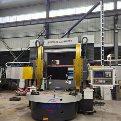 CNC vertikal mesin bubut Metal Turning Turret CK5225 mesin bubut vertikal