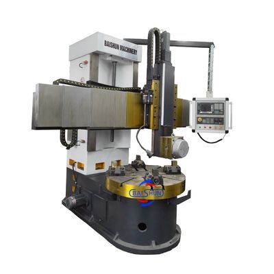 Heavy Duty Metal Processing Otomatis Vertikal Turret Mesin CNC Lathe
