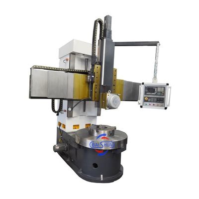 CK5112 Mesin Bubut Kombo Kolom Tunggal CNC Mesin Pembalik Logam Turret Vertikal