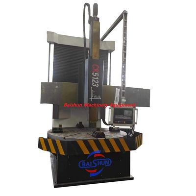 Ukuran Besar Meja Kerja CNC Turret Vertikal Lathe VTL Metal Turning Alat Mesin