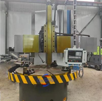 Disc Drum CNC Vertical Lathe Machine Heavy Duty Untuk Pengolahan Pemotongan Logam