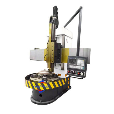 CNC Mengontrol Fanuc VTL Vertical Turning Lathe Alat Mesin