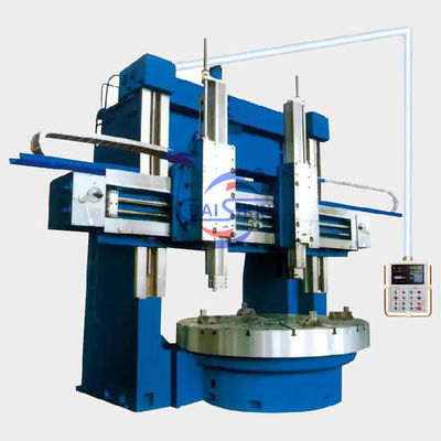 Desain Baru Metal Manual Heavy Duty Lathe Double Columns Vertikal Turning Lathe