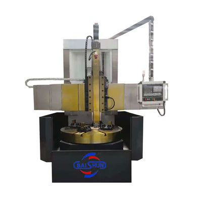 CNC Single Column Lathe Turret Mesin Alat lathe vertikal untuk Heavy Duty Metal Cutting
