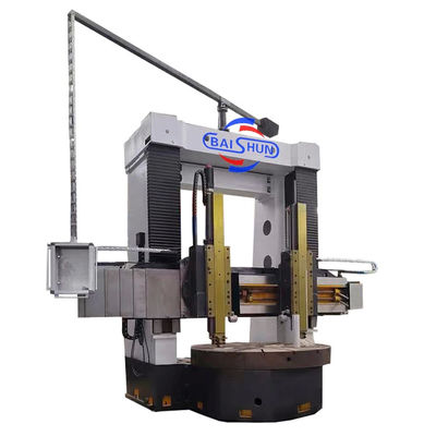 Mesin Bubut Vertikal CNC Spindel Ganda Diameter Putar 3500mm