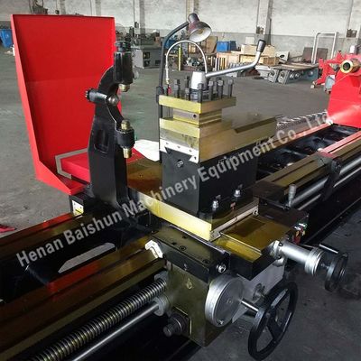 Mesin bubut berat konvensional 1 Meter Mesin bubut logam manual
