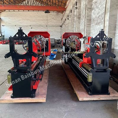 Kecepatan tinggi Gear Head Lathe Mesin Lathe Manual 12 Meter Horizontal