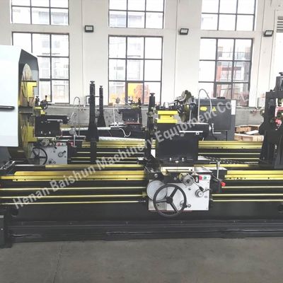 Manual Horizontal Mesin Lathe Cw61125q Metal Lathe Lebar tempat tidur horizontal 600mm