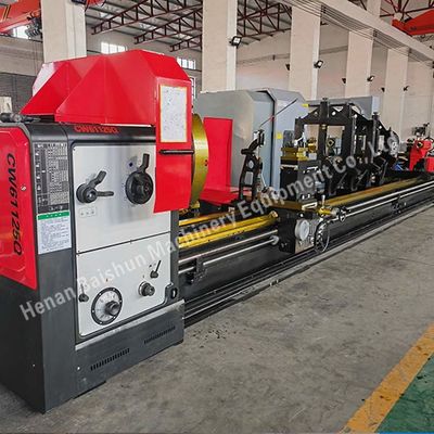 Mesin Lathe Horizontal Kecepatan Tinggi Cw61125q Mesin Lathe Logam Lebar Tempat Tidur Horizontal 600mm