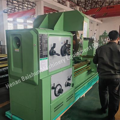 Cw Seri Besar Horizontal Manual Mesin Lathe Untuk Baja Mudah Operasi