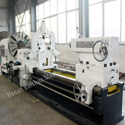 Heavy Duty Horizontal Lathe Machine Untuk Memutar Logam Manual