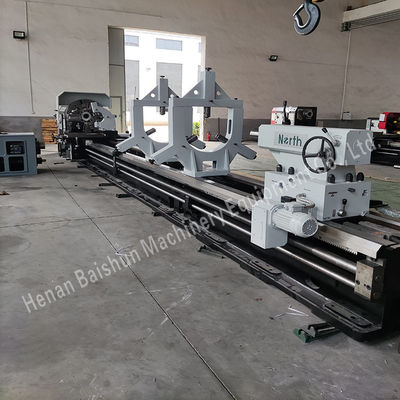 Cw61125b Heavy Duty Horizontal Lathe Machine Bore Besar Swing Diameter di atas tempat tidur 860mm