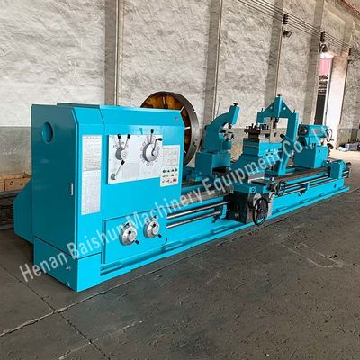 Heavy Duty Manual Konvensional Mesin Lathe Metal Untuk Baja 200rpm