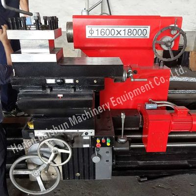 Heavy Duty Universal Lathe Diameter Besar Manual Mesin Lathe Biasa