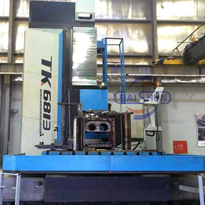 130Mm Spindle Diameter Lantai Tipe Milling Dan Boring Center Meja Angkat Otomatis