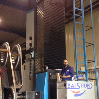 10000-40000kg Kapasitas Pemuatan Meja Dalam Mesin CNC Horisontal Boring Dan Milling