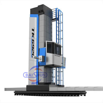 Mesin Pengeboran Cnc Horizontal Besar Mesin Perubahan Alat Otomatis Untuk Pengeboran Pesawat