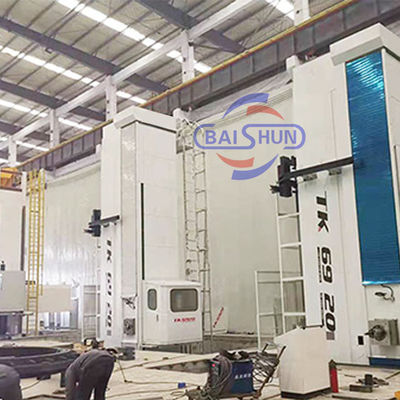 Mesin Pengeboran dan Penggilingan Horizontal Cnc Berkinerja Tinggi Untuk Mesin Pengeboran Lubang Dalam Perjalanan Besar Industri