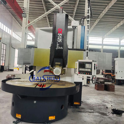 Tinggi Precision Vertikal Turret Lathe CNC Vertikal Lathes Mesin Membuat