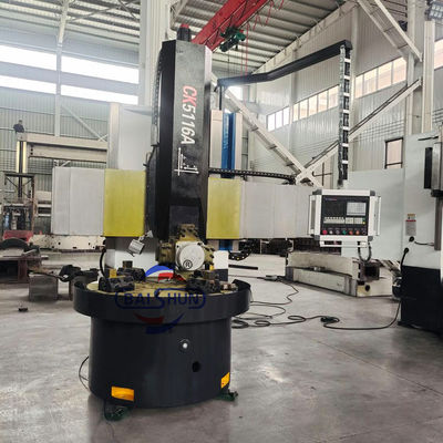 Satu kolom CK5116 Vertical Lathe Vertical Lathe Heavy Duty Cnc Vertical Lathe