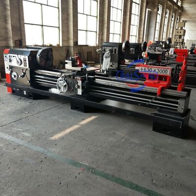 105mm Spindle Bore Heavy Duty Manual Lathe Mesin Lathe Horizontal