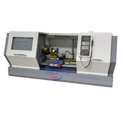 Mesin Lathe CNC Horizontal Flat Bed CK6150 Bench Lathe Untuk Logam