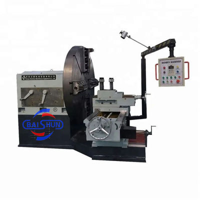 Mesin Lathe Torno Menghadap Metal Machining Aluminium Mold Flange Lathe