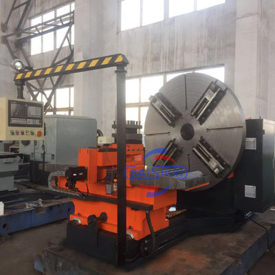 CNC Heavy Duty C6016 Horizontal Besar Menghadapi Lathe Metal Membuat Flange Lathe