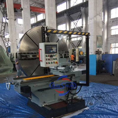 Konvensional Metal Disc Berputar Menghadap Mesin Lathe Flange Mesin Lathe