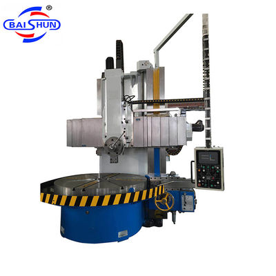 Konvensional vertikal memutar mesin mesin alat vertikal menara lathe