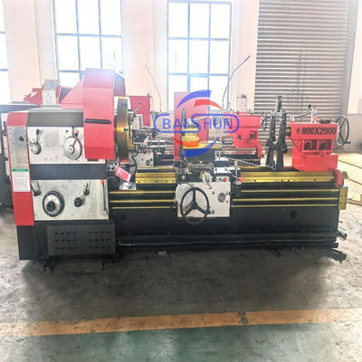 CW6280Q Horizontal Torno Paralelo Manual Mesin Bubut Logam Torno