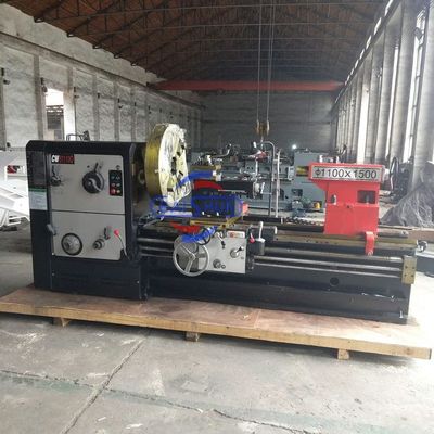 Tinggi Precision Multi Fungsi Logam Horizontal Lathe CW61110