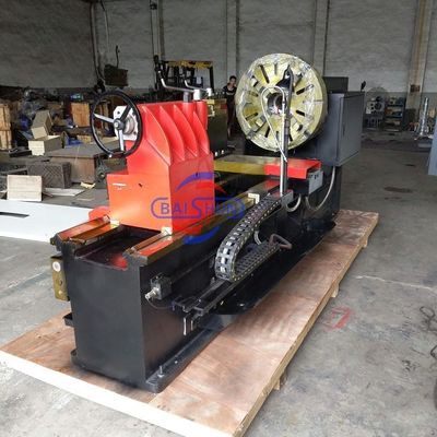 Metal mengelilingi Lathe CW61110 Mesin alat pengolahan Lathe horisontal