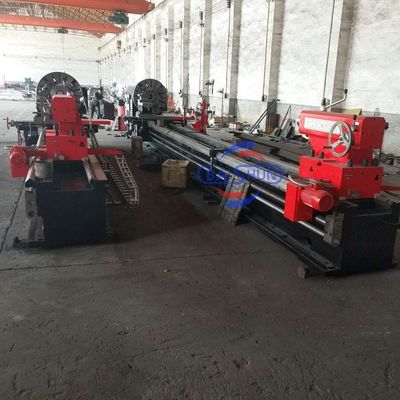 755mm lebar tempat tidur CW61125B Heavy Duty konvensional logam mesin bubut