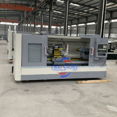 Mesin bubut CNC presisi tinggi alat mesin logam mesin bubut CNC datar